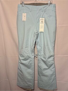Roxy Backyard Snow Pants Light Blue M Ski Snowboard DryFlight